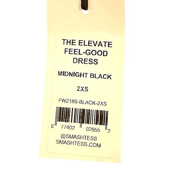 Smash + Tess The Elevate Feel Good Dress- Long Sleeve Drawstring Waist- Size XXS - Picture 9 of 11